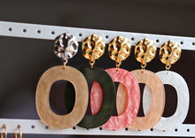 Afbeelding in Gallery-weergave laden, Ovaal statement oorbellen