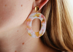 Summer pastel oorbel